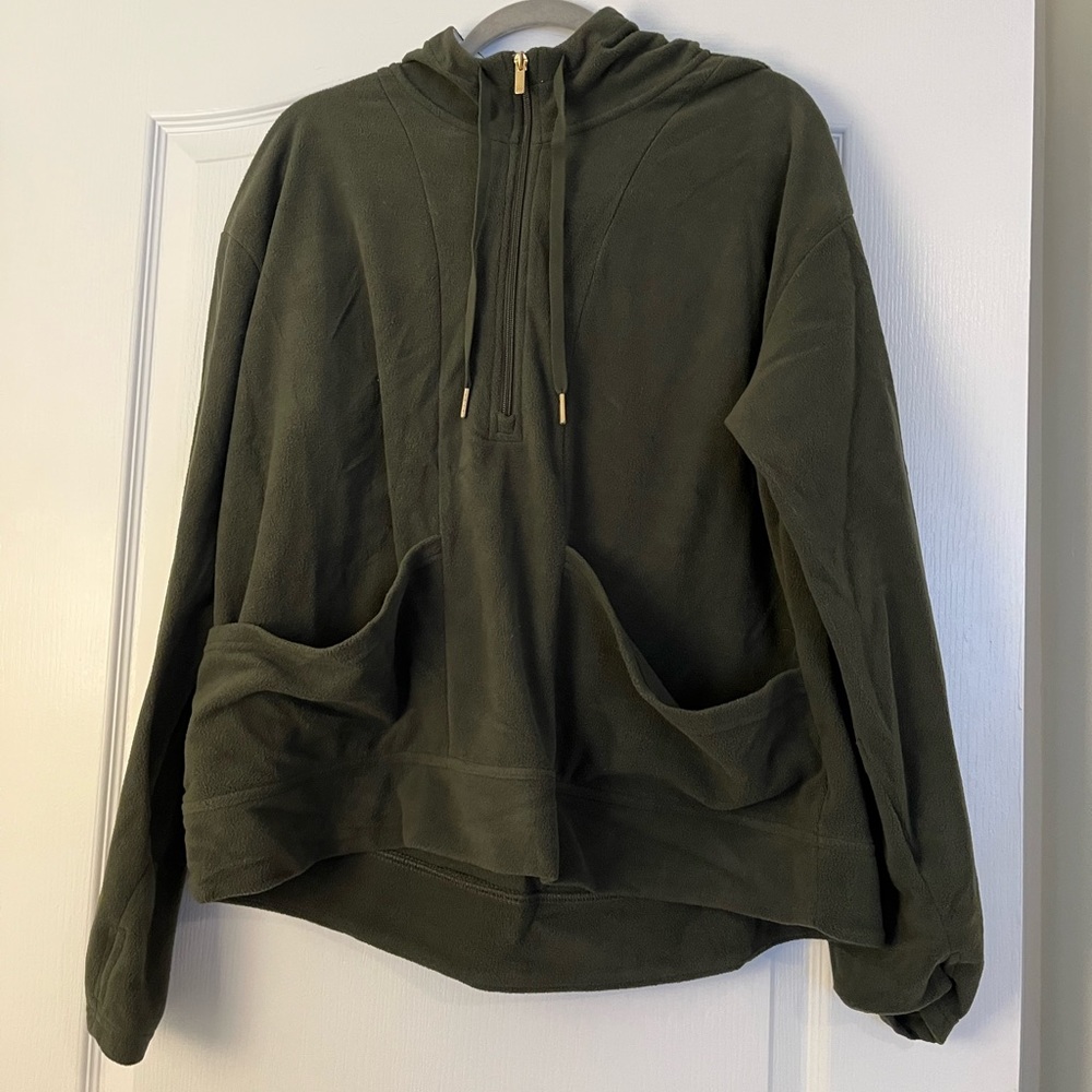All In Motion- Womens Fleece Half Zip Sweatshirt with Hoodie - NWOT
